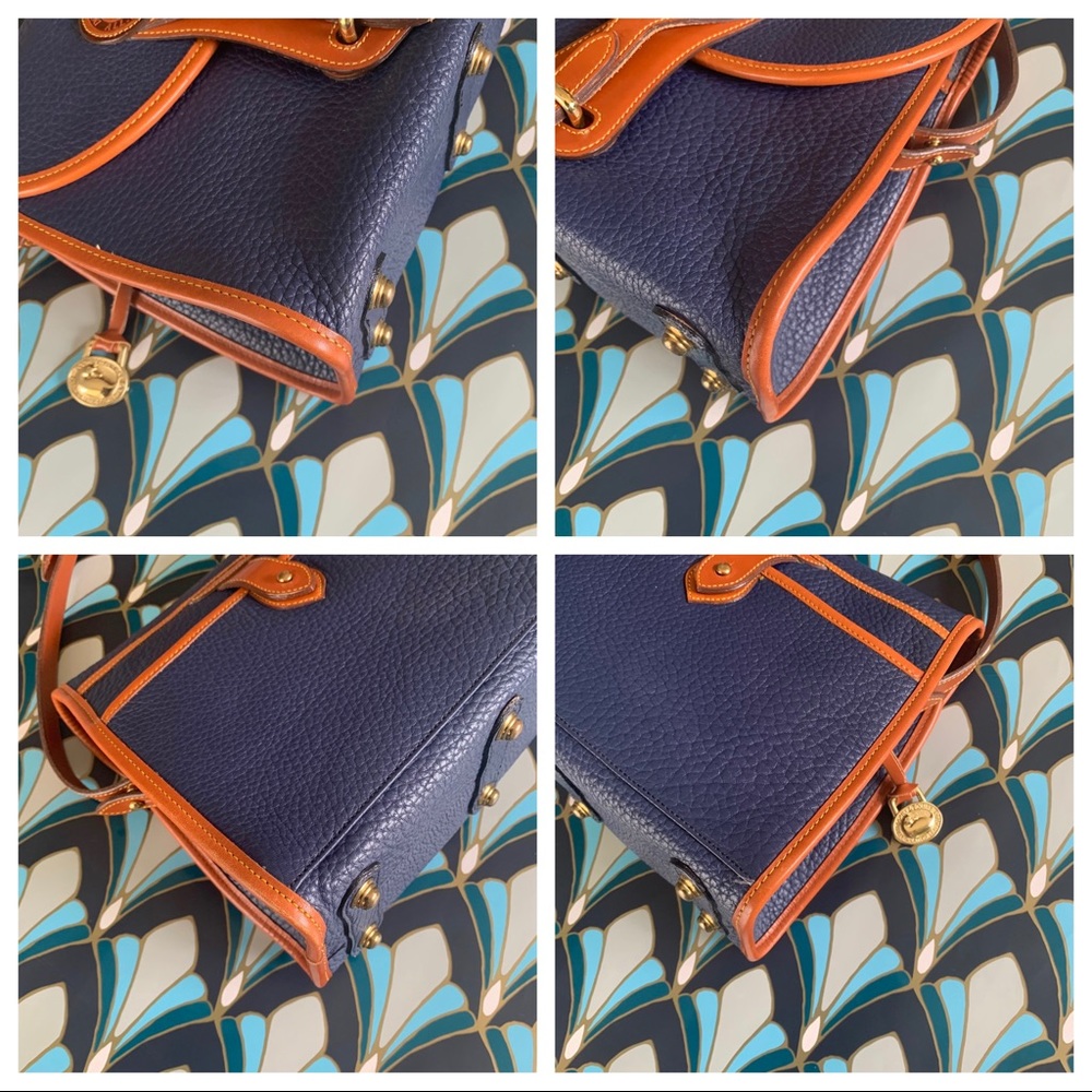💙Air Force Blue Dooney & Bourke Vintage Essex Bag - Picture 11 of 15